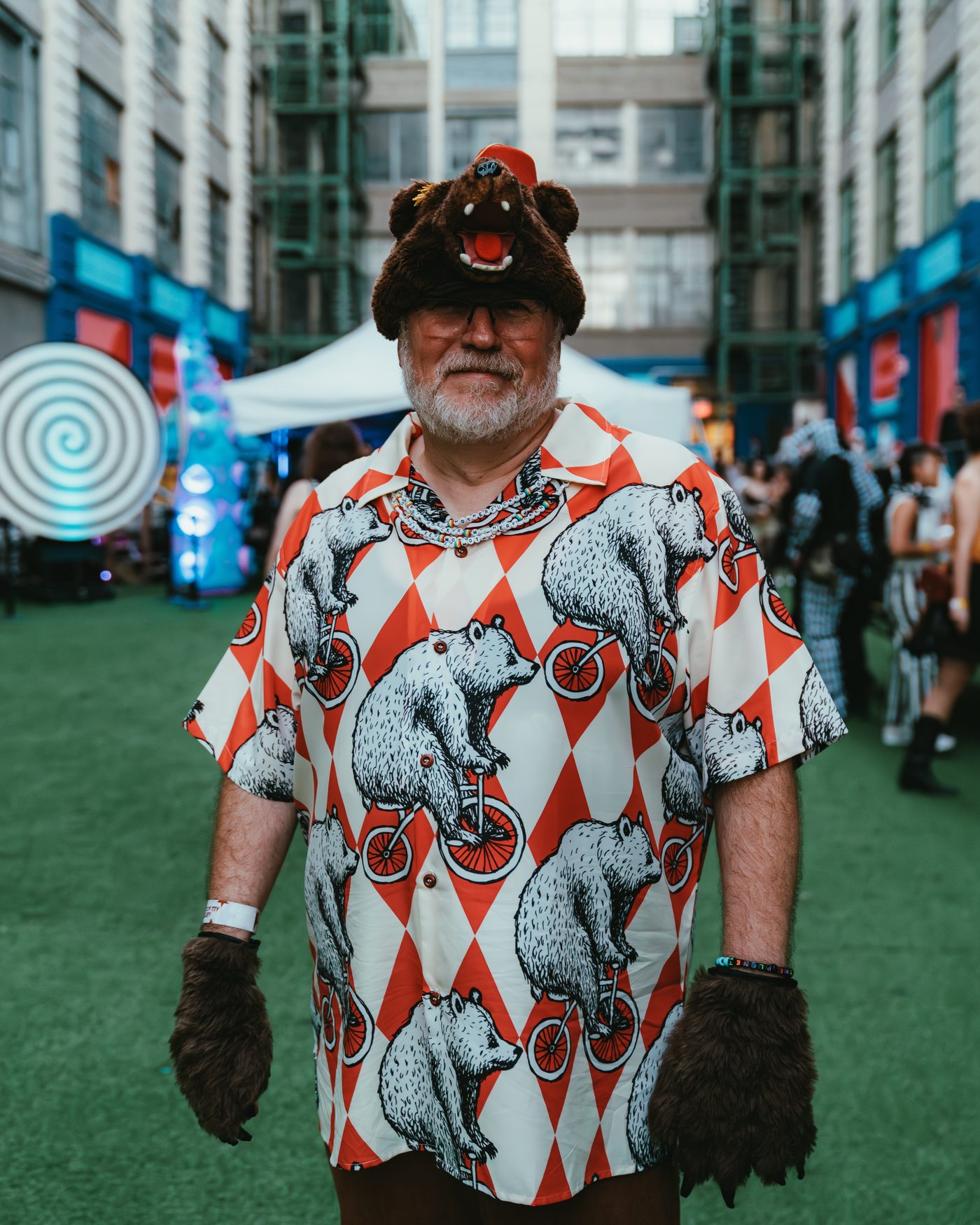 Varist portrait — bear hat